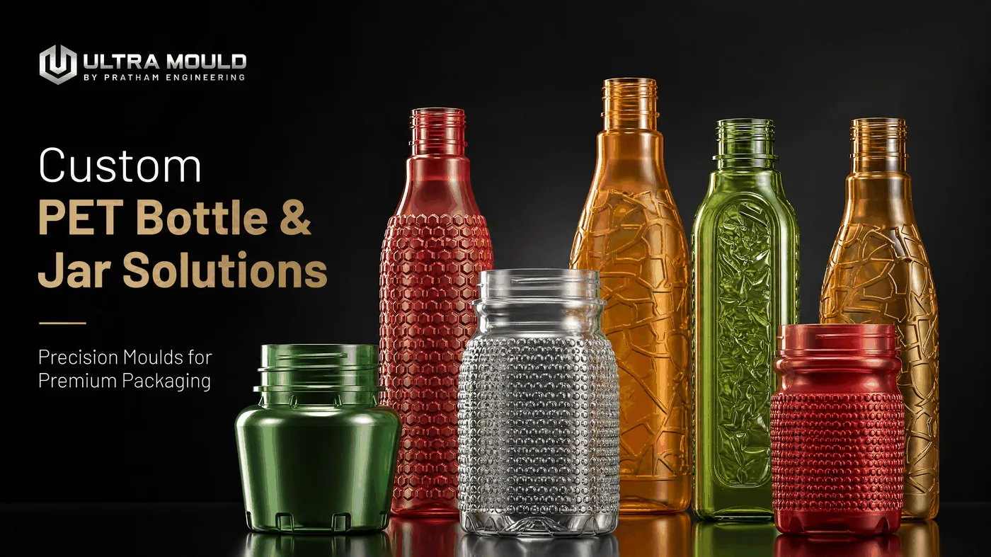 PET jars and fridge bottle moulds by Ultra Mould